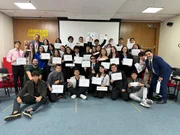 In the United Nations simulation at the Canadian School in Brasilia, students go through a preparatory phase and gain experience in debating current issues.