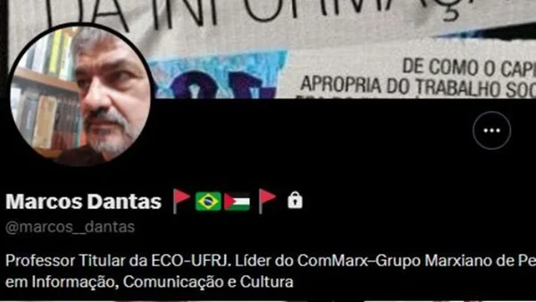 print de rede social