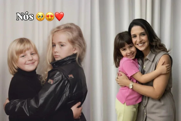 Montagem colorida de Luciano Huck, Angélica e Ana Carolina Oliveira - Trend IA - Metrópoles