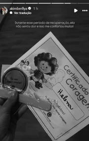 Amanda Kimberlly fez desabafo nas redes sociais após acidente da filha Helena.