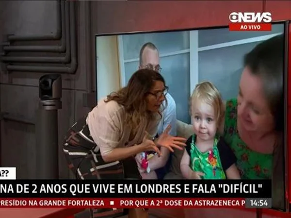 Maria Beltrão com Alice