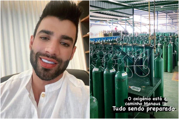 Gusttavo Lima com cilindros