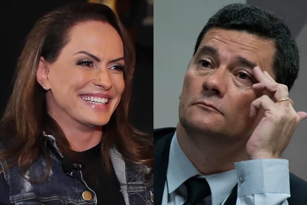 Núbia Oliiver e Sergio Moro