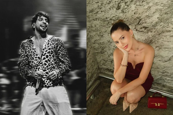 Montagem com fotos de Nattan e Layla Samille - Metrópoles