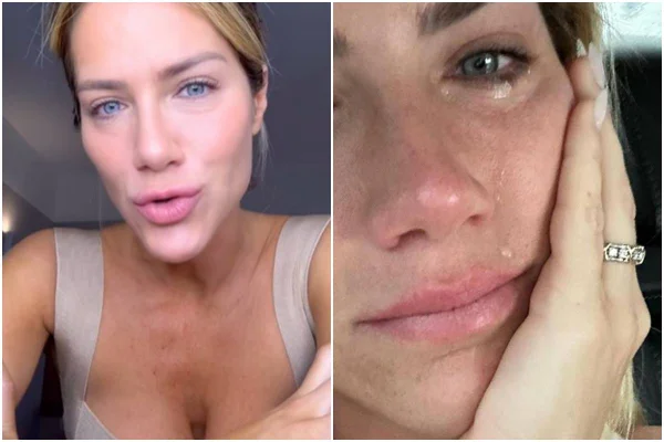 Montagem com fotos coloridas da atriz Giovanna Ewbank - Metrópoles