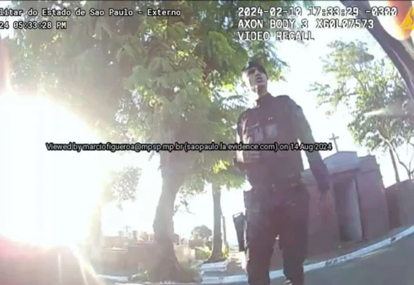Imagem de câmera corporal