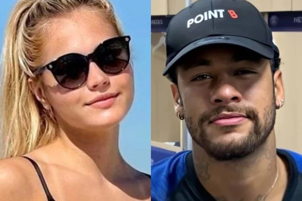 Montagem feita a partir de fotos das redes sociais de Luana Alonso e Neymar - Metrópoles