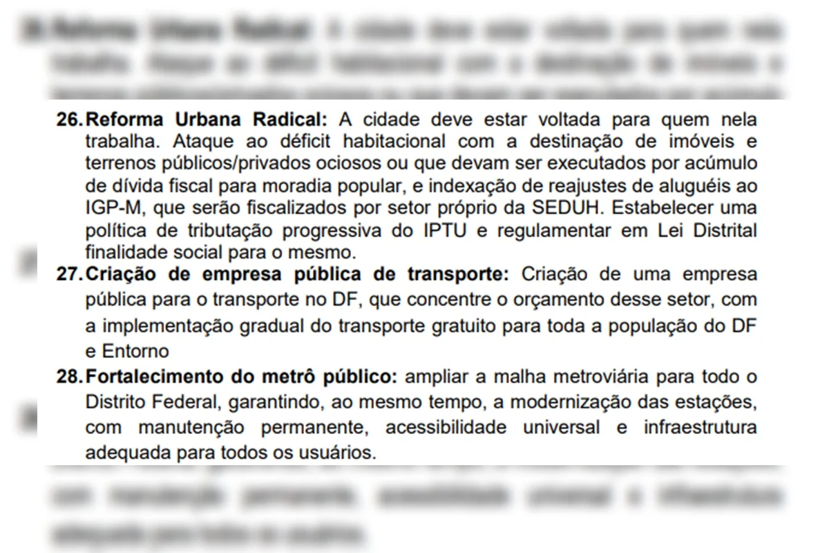 Propostas da candidata Samara Mineiro Propostas da candidata Samara Mineiro