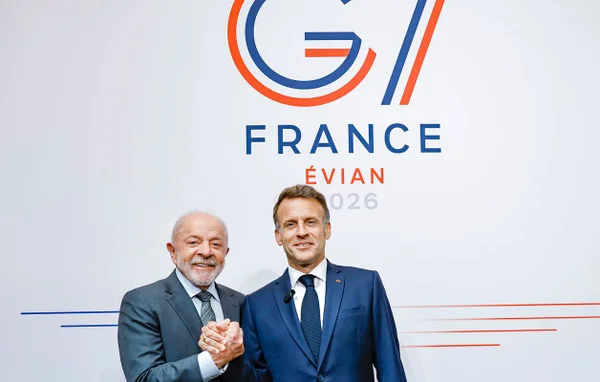 Enquanto Trump chegava ao G7, Lula se reunia com Macron - destaque galeria Enquanto Trump chegava ao G7, Lula se reunia com Macron - destaque galeria