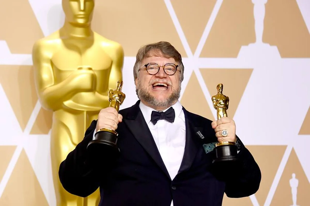 Guillermo del Toro na premiação do Oscar de 2018