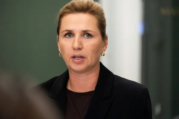 A primeira-ministra da Dinamarca, Mette Frederiksen