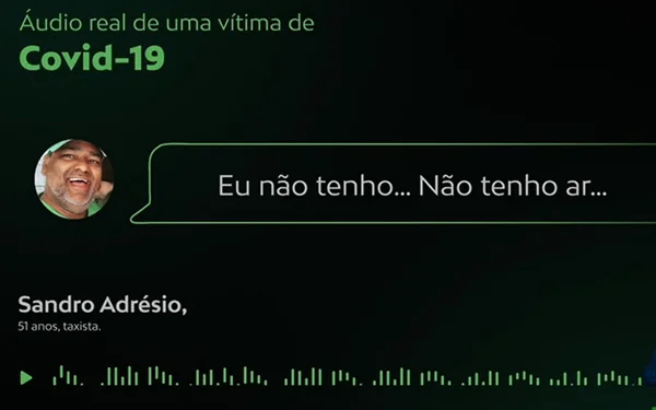 Goiás lança alerta com último áudio de vítima da Covid: “Não tenho ar”