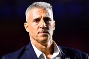 Hernán Crespo, técnico do São Paulo. Hernán Crespo, técnico do São Paulo.