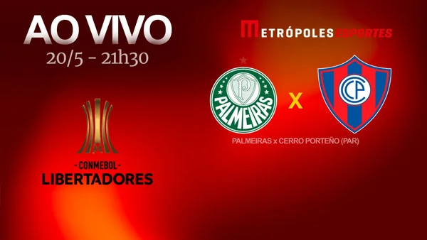 Conmebol Libertadores: acompanhe Palmeiras x Cerro Porteño ao vivo