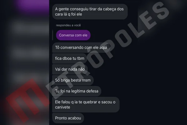 Conversa revela articulação para culpar vítima e livrar Pedro Turra