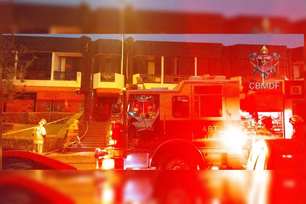 Incêndio Quadra 100 Sudoeste