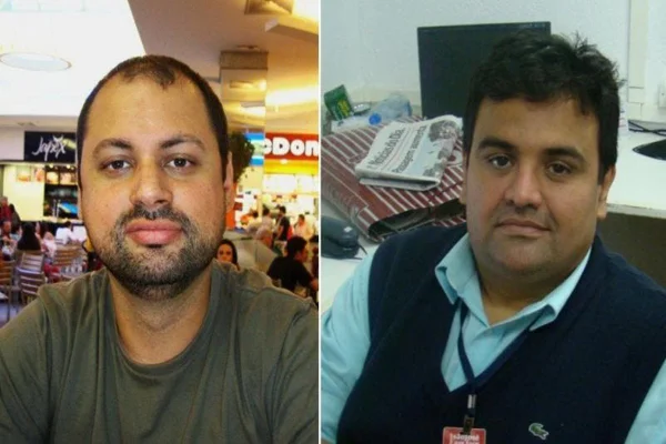 Jornalistas Ozias Alves Junior e Savas Apostolo