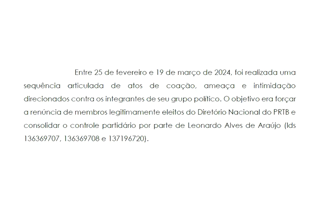 Vice de Marçal é réu por associação criminosa e vínculo com PCC - imagem 9 Vice de Marçal é réu por associação criminosa e vínculo com PCC - imagem 9