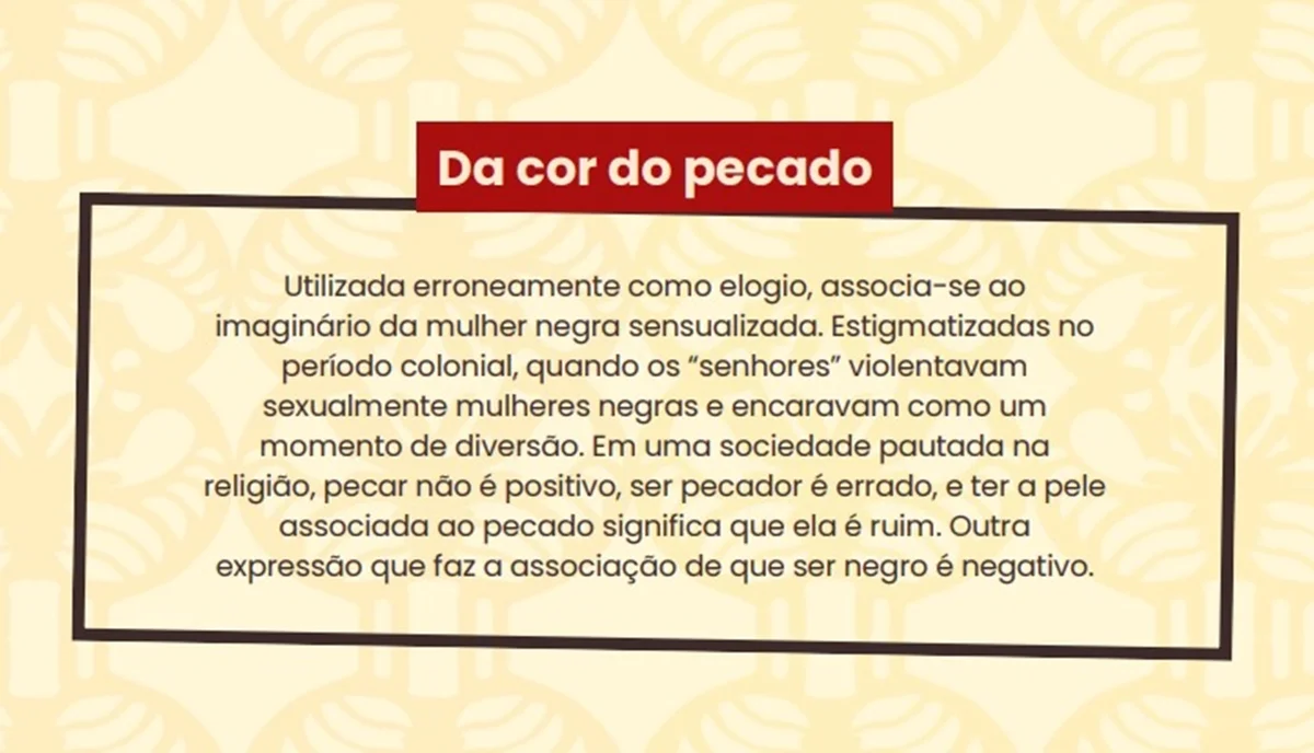 Termos que não devem ser usados Termos que não devem ser usados