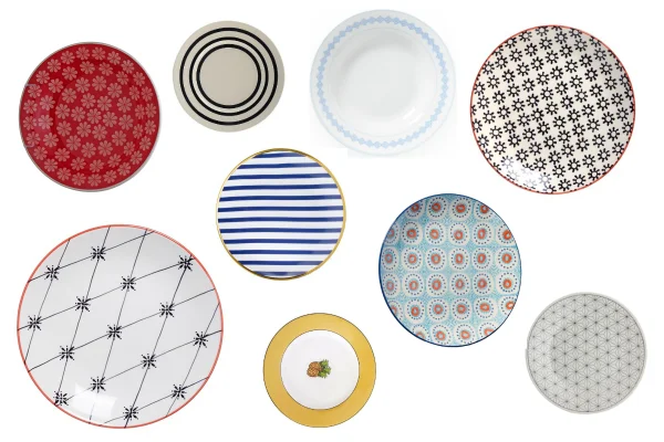 10 pratos de cerâmica para enfeitar a mesa de jantar
