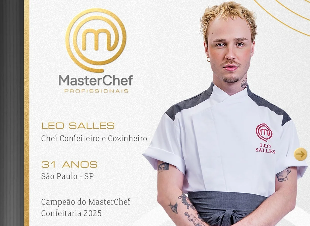 Léo Salles é um dos veteranos a voltar para o MasterChef Profissionais Léo Salles é um dos veteranos a voltar para o MasterChef Profissionais