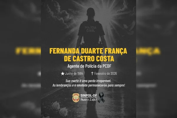 Sinpol lamenta morte de agente da PCDF encontrada em ponto de ônibus