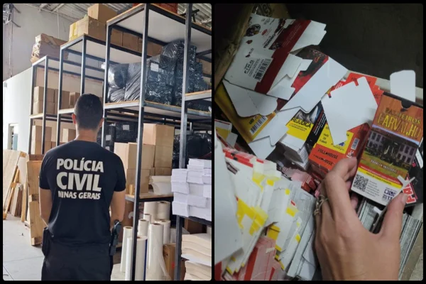 apreensão cigarros falsificados