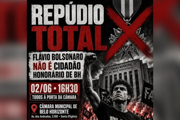 Torcida do Galo convoca ato contra homenagem a Flávio Bolsonaro