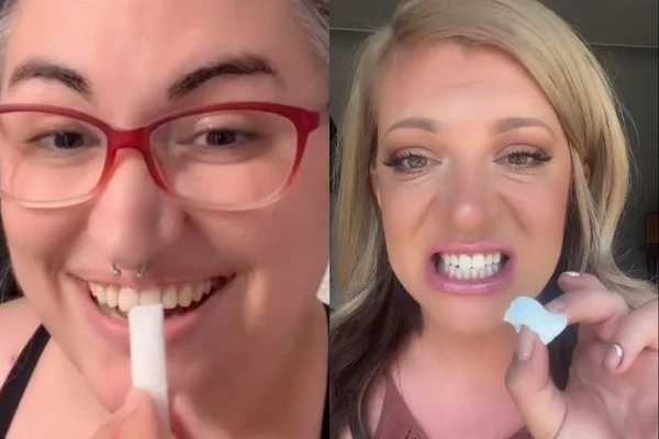 Suposta esponja milagrosa para clarear os dentes viraliza no TikToK