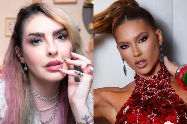 Montagem colorida de Karen Bachini e Viginia - Metrópoles