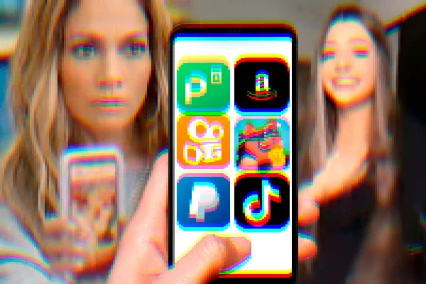 Tela de celular mostra vários aplicativos para ganhar dinheiro