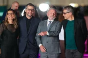 Lula, Janja, Wagner Moura e Kleber Mendonça Filho Lula, Janja, Wagner Moura e Kleber Mendonça Filho