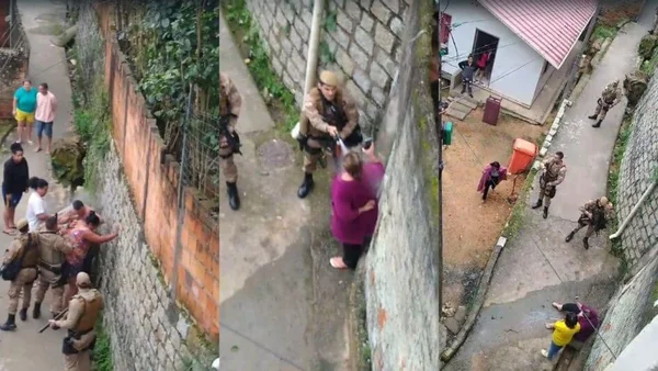 PM espirrou produto à queima-roupa no rosto de casal