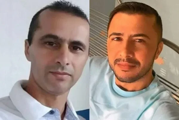 Fotografias coloridas dos dois irmãos que morreram de câncer no mesmo dia e no mesmo hospital