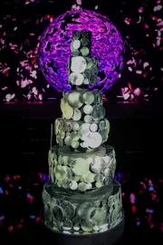 A obra de arte foi assinada pela TB Cake, de Tatiana Barros