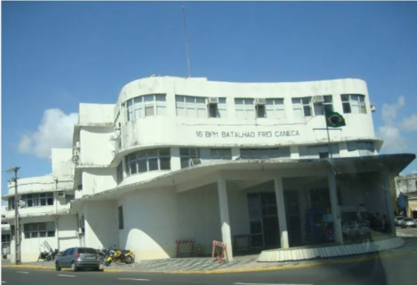 Imagem colorida do 16º Batalhão da Polícia Militar no Recife