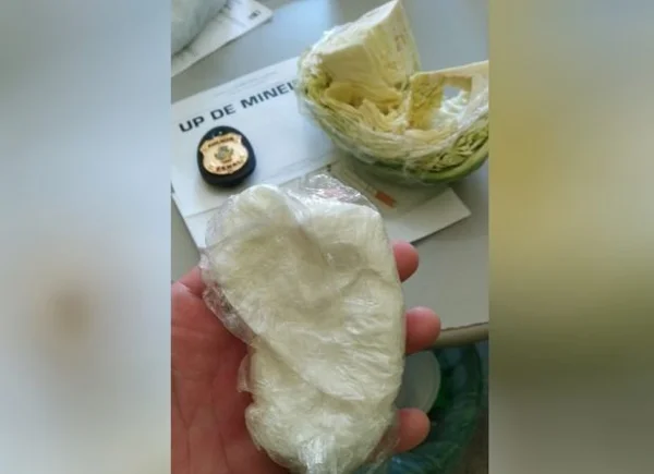 Jovem é preso ao tentar entrar em presídio com drogas dentro de repolho