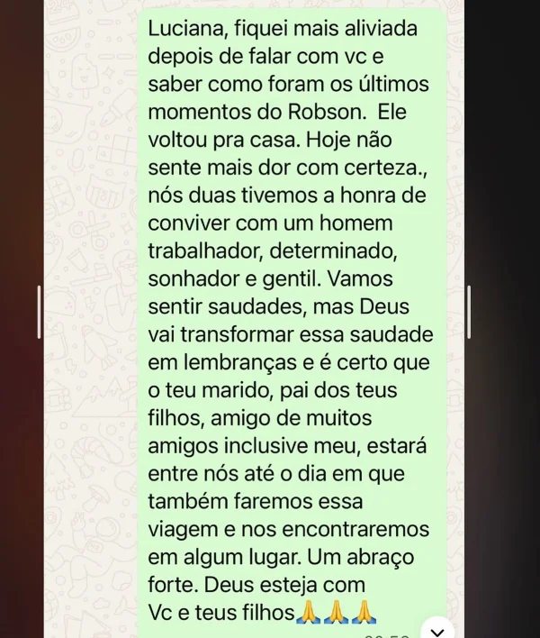 Marlene Mattos revela mensagem enviada à viúva do ex-paquito Rob - destaque galeria Marlene Mattos revela mensagem enviada à viúva do ex-paquito Rob - destaque galeria