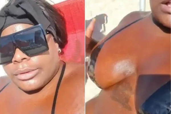 Jojo todynho tomando sol no Rio de Janeiro