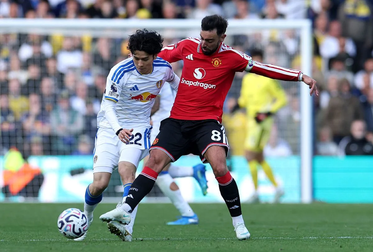 O Manchester United enfrentou o Leeds O Manchester United enfrentou o Leeds