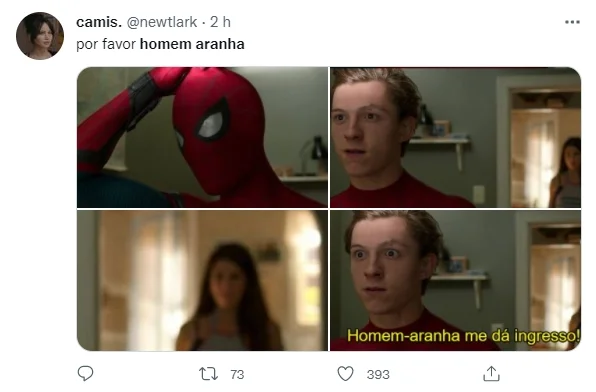 Após a queda dos sites de cinema, as redes sociais foram inundadas com memes sobre o filme Após a queda dos sites de cinema, as redes sociais foram inundadas com memes sobre o filme