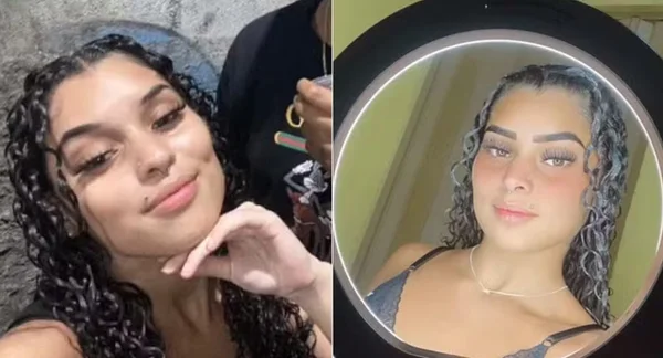jovem sorrindo e fazendo selfie
