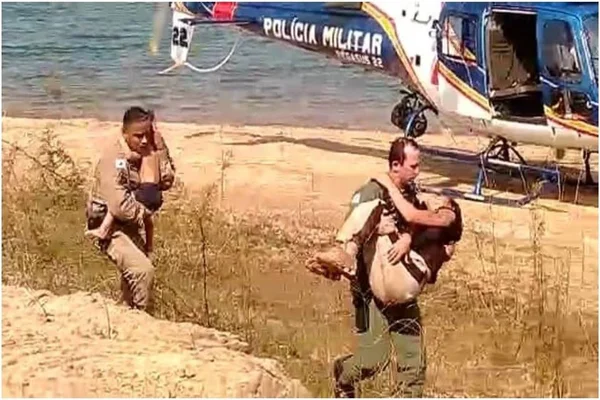 Mãe e filha são achadas em mata e resgatadas de helicóptero em MG
