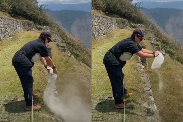 Turista provoca revolta após espalhar cinzas em Machu Picchu