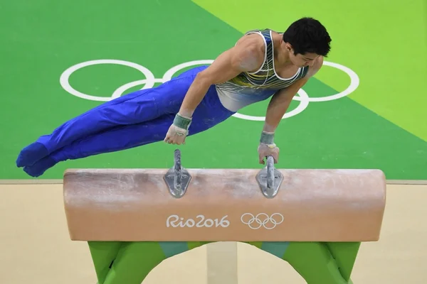 Brasil termina em 6º na ginástica masculina
