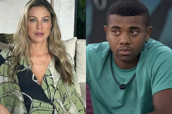 Montagem colorida de Luana Piovani e Davi - Metrópoles