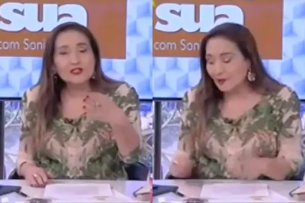 Celular de Sonia Abrão toca ao vivo na RedeTV!