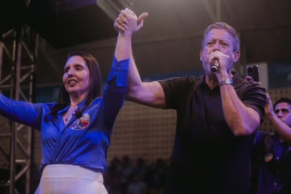 Arthur Lira e sua prima Pauline Pereira