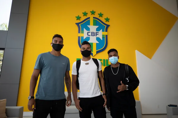 Danilo, Casemiro e Rodrygo