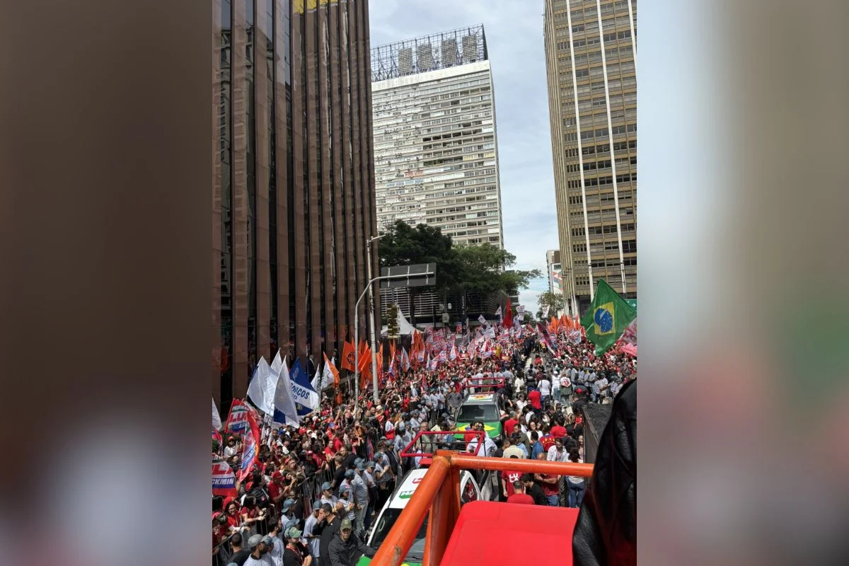 Ato de Lula na Rua Augusta Ato de Lula na Rua Augusta